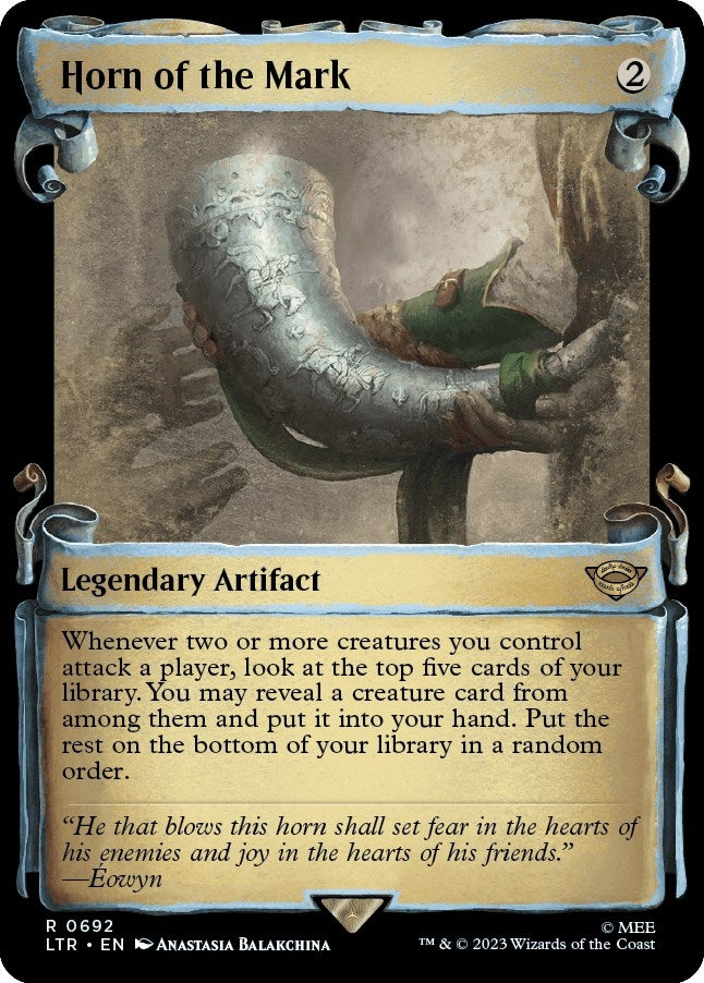 Image for Horn of the Mark (Showcase Scrolls) (Universes Beyond: The Lord of the Rings: Tales of Middle-earth) (692) - Magic: The Gathering