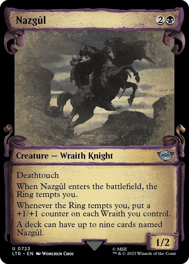 Image for Nazgul (0723) (Showcase Scrolls) (Universes Beyond: The Lord of the Rings: Tales of Middle-earth) (723) - Magic: The Gathering