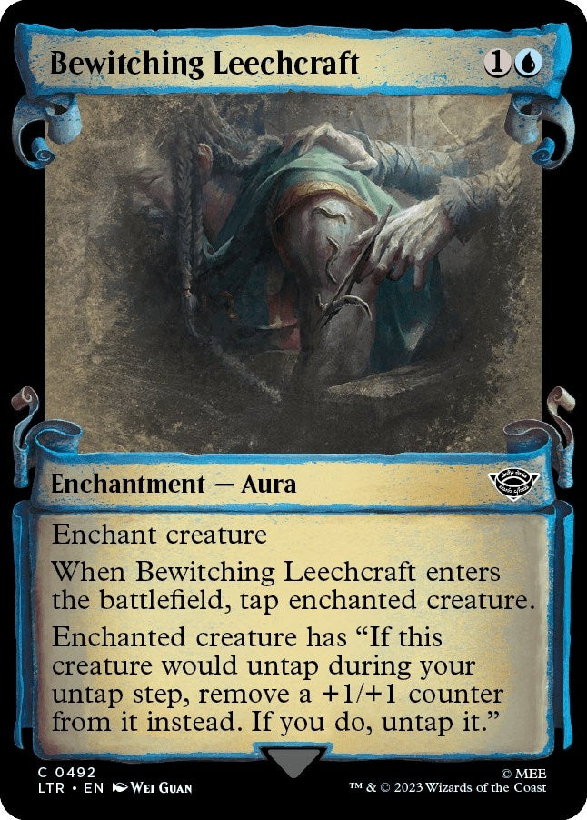 Image for Bewitching Leechcraft (Showcase Scrolls) (Universes Beyond: The Lord of the Rings: Tales of Middle-earth) (492) - Magic: The Gathering