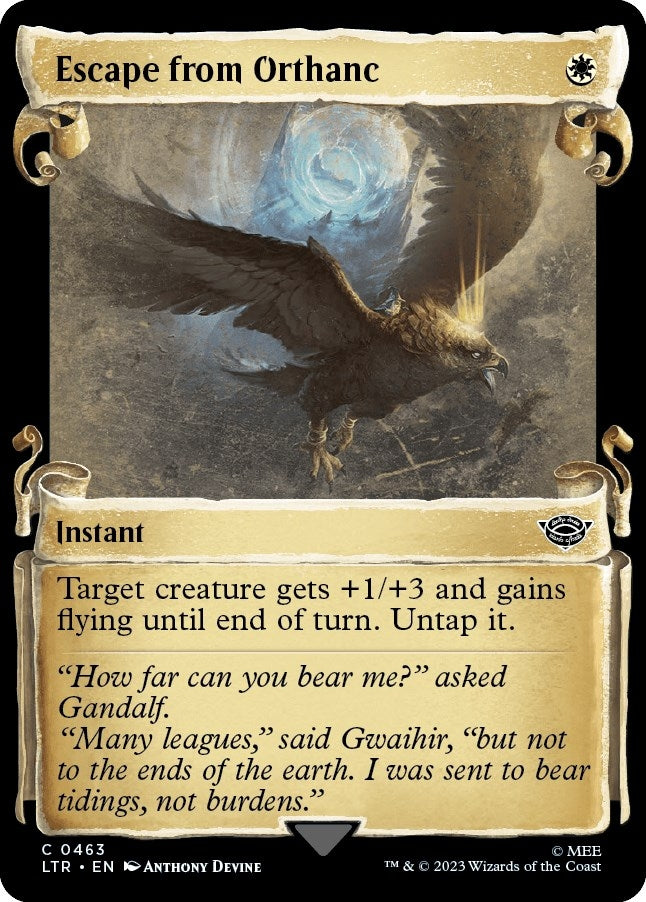Image for Escape from Orthanc (Showcase Scrolls) (Universes Beyond: The Lord of the Rings: Tales of Middle-earth) (463) - Magic: The Gathering