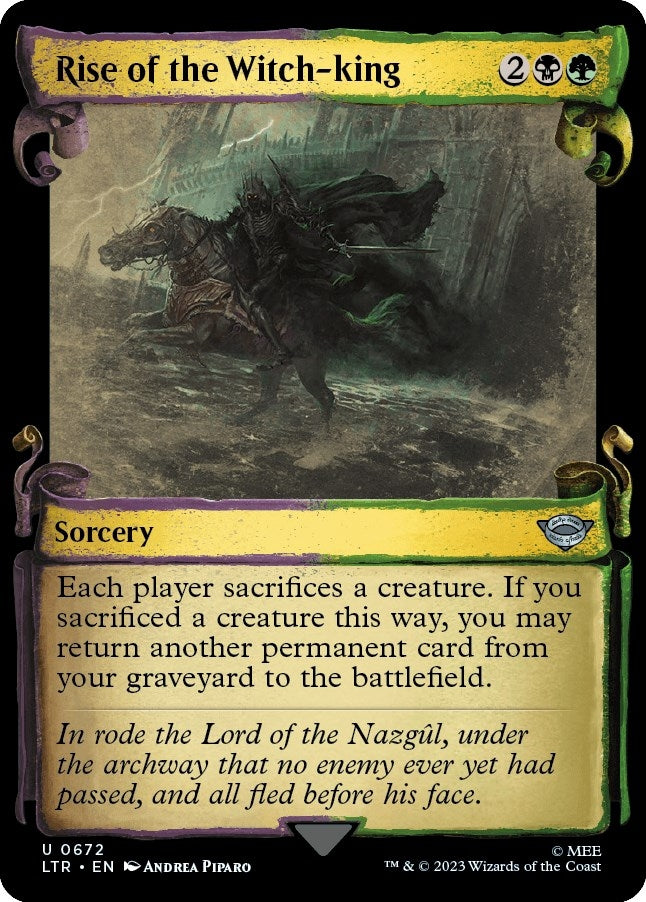 Image for Rise of the Witch-king (Showcase Scrolls) (Universes Beyond: The Lord of the Rings: Tales of Middle-earth) (672) - Magic: The Gathering