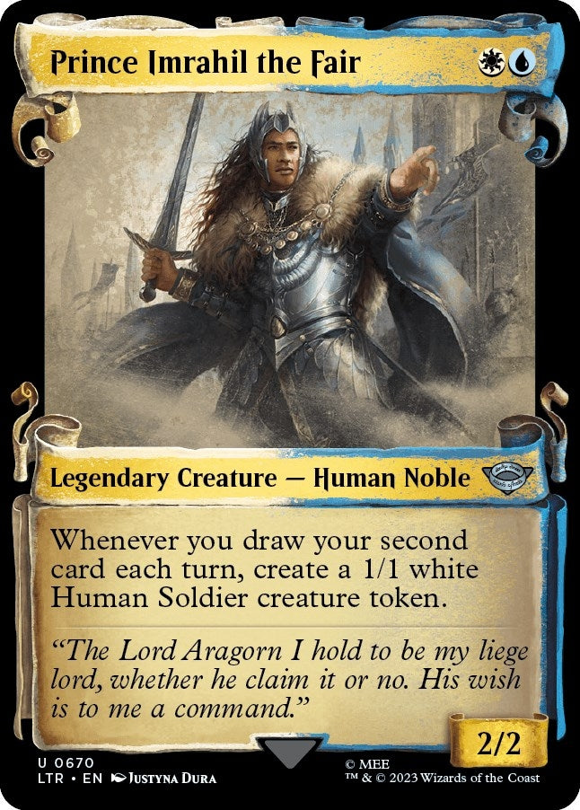 Image for Prince Imrahil the Fair (Showcase Scrolls) (Universes Beyond: The Lord of the Rings: Tales of Middle-earth) (670) - Magic: The Gathering