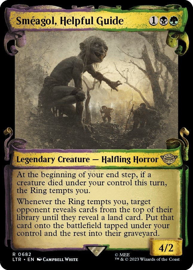 Image for Smeagol, Helpful Guide (Showcase Scrolls) (Universes Beyond: The Lord of the Rings: Tales of Middle-earth) (682) - Magic: The Gathering