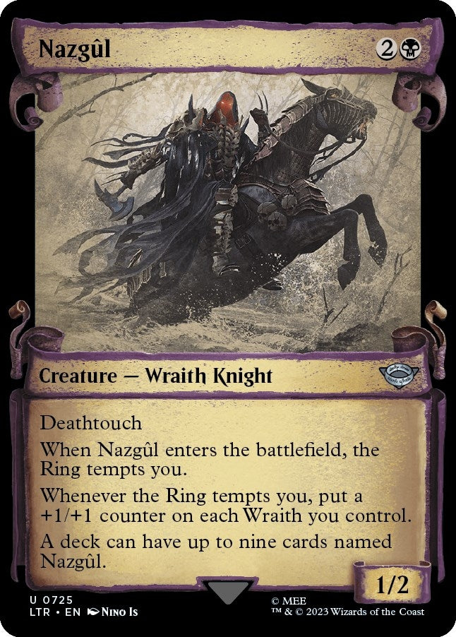 Image for Nazgul (0725) (Showcase Scrolls) (Universes Beyond: The Lord of the Rings: Tales of Middle-earth) (725) - Magic: The Gathering