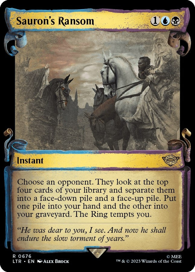 Image for Sauron's Ransom (Showcase Scrolls) (Universes Beyond: The Lord of the Rings: Tales of Middle-earth) (676) - Magic: The Gathering