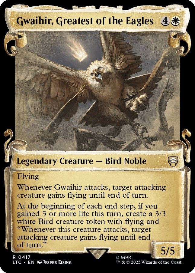 Image for Gwaihir, Greatest of the Eagles (Showcase Scrolls) (Commander: The Lord of the Rings: Tales of Middle-earth) (417) - Magic: The Gathering