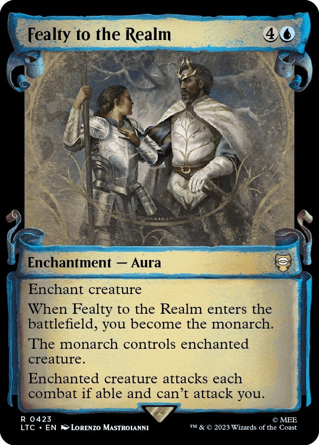Image for Fealty to the Realm (Showcase Scrolls) (Commander: The Lord of the Rings: Tales of Middle-earth) (423) - Magic: The Gathering
