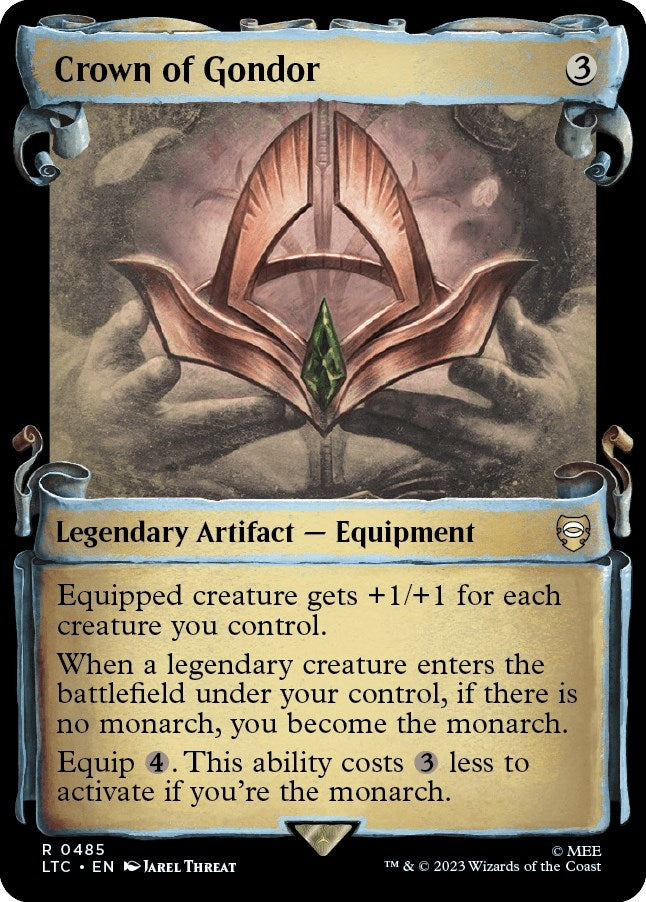 Image for Crown of Gondor (Showcase Scrolls) (Commander: The Lord of the Rings: Tales of Middle-earth) (485) - Magic: The Gathering