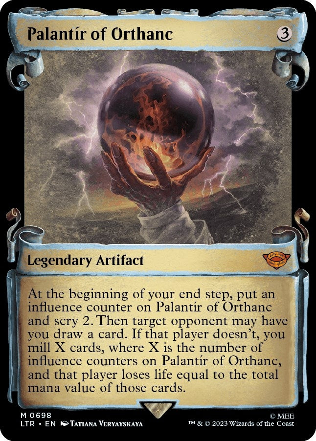 Image for Palantir of Orthanc (Showcase Scrolls) (Universes Beyond: The Lord of the Rings: Tales of Middle-earth) (698) - Magic: The Gathering