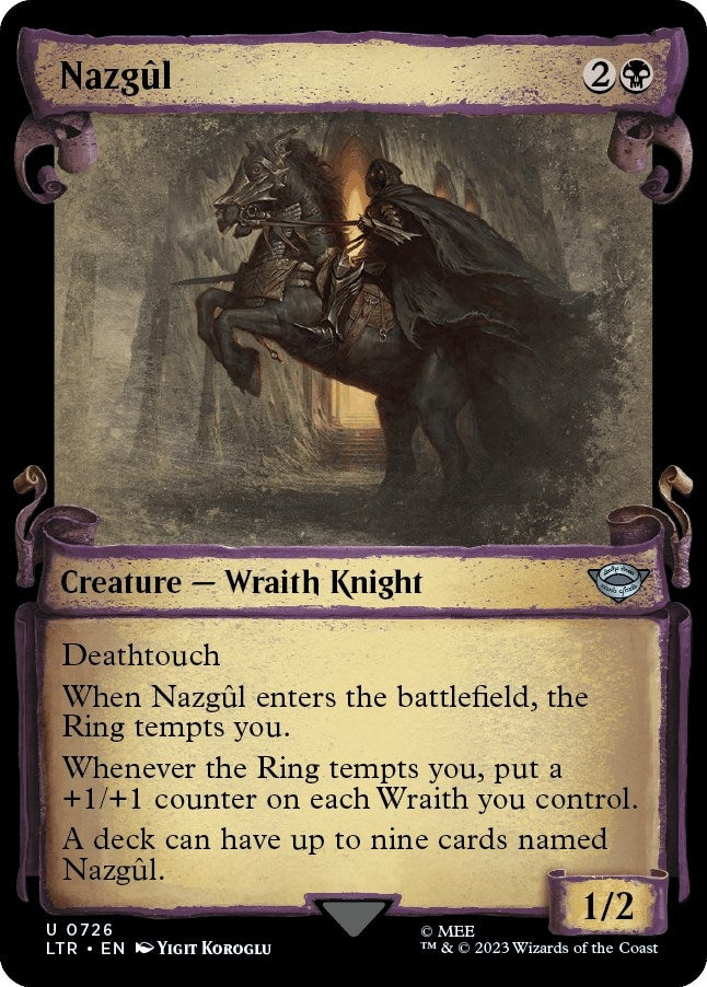 Image for Nazgul (0726) (Showcase Scrolls) (Universes Beyond: The Lord of the Rings: Tales of Middle-earth) (726) - Magic: The Gathering