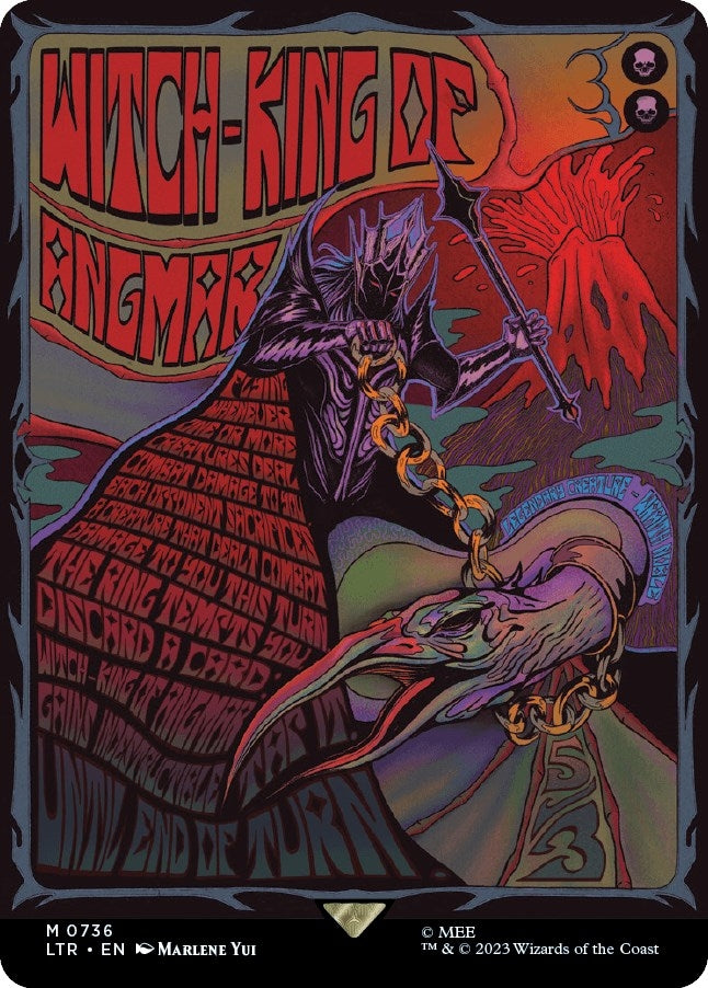 Image for Witch-king of Angmar (Borderless Poster) (Universes Beyond: The Lord of the Rings: Tales of Middle-earth) (736) - Magic: The Gathering