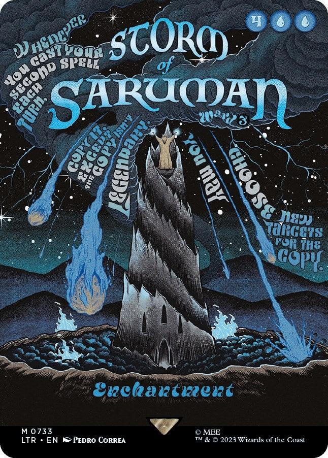 Image for Storm of Saruman (Borderless Poster) (Universes Beyond: The Lord of the Rings: Tales of Middle-earth) (733) - Magic: The Gathering