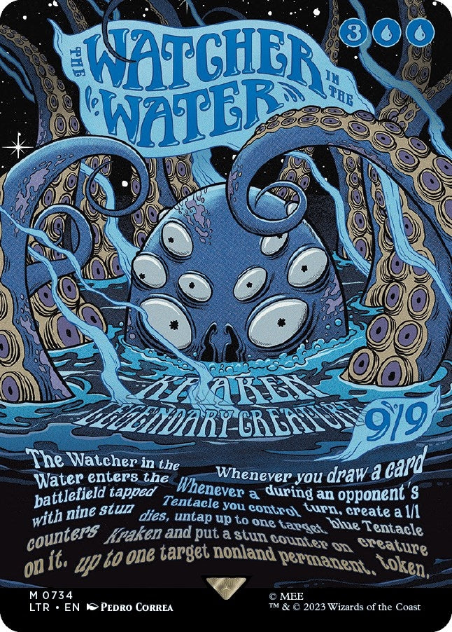 Image for The Watcher in the Water (Borderless Poster) (Universes Beyond: The Lord of the Rings: Tales of Middle-earth) (734) - Magic: The Gathering