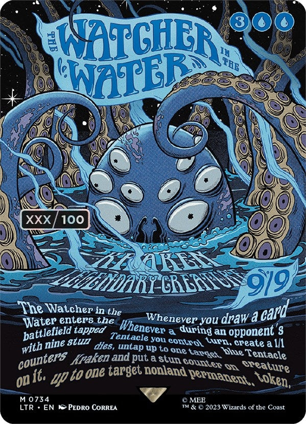 Image for The Watcher in the Water (Borderless Poster) (Serial Numbered) (Universes Beyond: The Lord of the Rings: Tales of Middle-earth) (734) - Magic: The Gathering