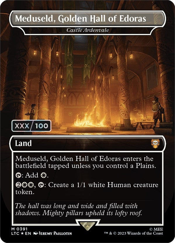Image for Meduseld, Golden Hall of Edoras - Castle Ardenvale (Serial Numbered) (Commander: The Lord of the Rings: Tales of Middle-earth) (391) - Magic: The Gathering