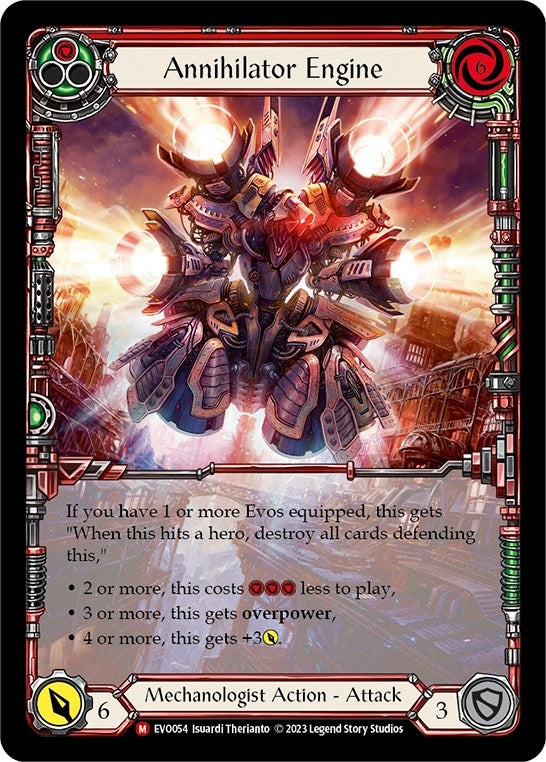 Image for Annihilator Engine (Extended Art) (Bright Lights) (EVO054) - Flesh and Blood TCG
