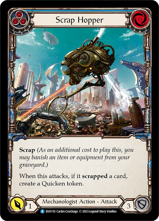 Image for Scrap Hopper (Blue) (Bright Lights) (EVO110) - Flesh and Blood TCG