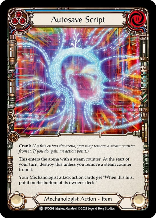 Image for Autosave Script (Bright Lights) (EVO098) - Flesh and Blood TCG