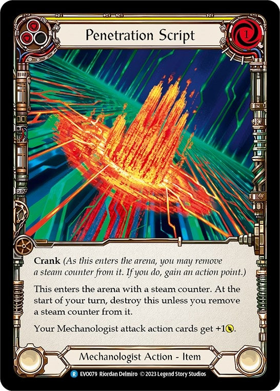 Image for Penetration Script (Bright Lights) (EVO079) - Flesh and Blood TCG