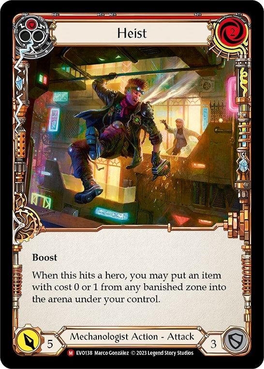 Image for Heist (Bright Lights) (EVO138) - Flesh and Blood TCG