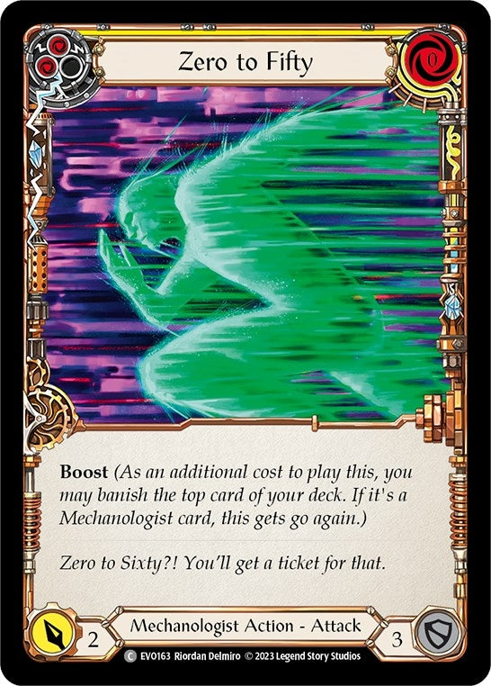 Image for Zero to Fifty (Yellow) (Bright Lights) (EVO163) - Flesh and Blood TCG