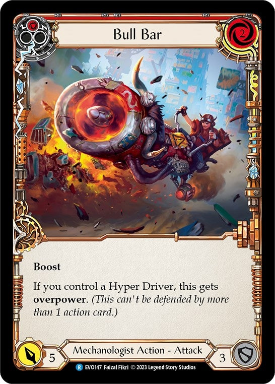 Image for Bull Bar (Red) (Bright Lights) (EVO147) - Flesh and Blood TCG
