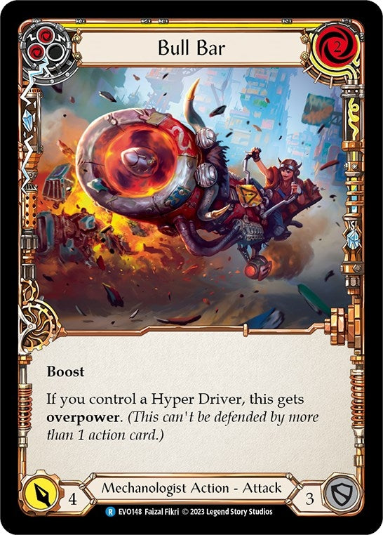 Image for Bull Bar (Yellow) (Bright Lights) (EVO148) - Flesh and Blood TCG