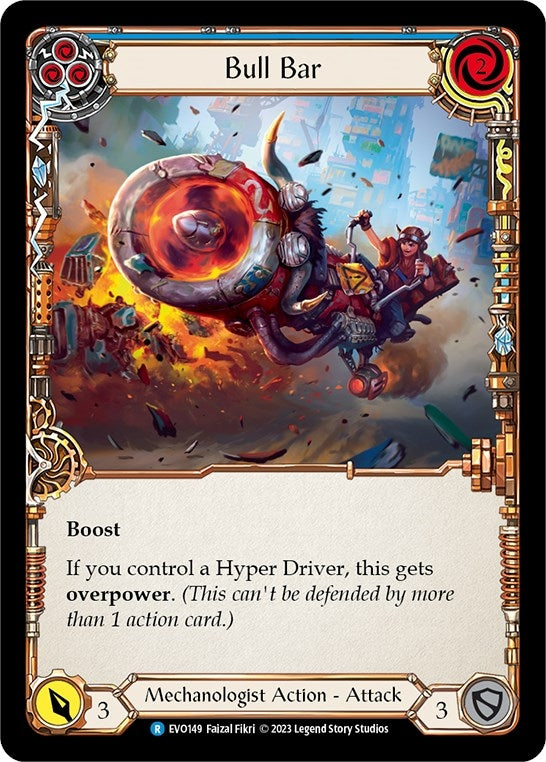 Image for Bull Bar (Blue) (Bright Lights) (EVO149) - Flesh and Blood TCG