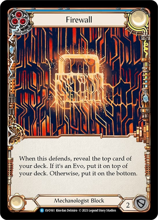 Image for Firewall (Blue) (Bright Lights) (EVO161) - Flesh and Blood TCG