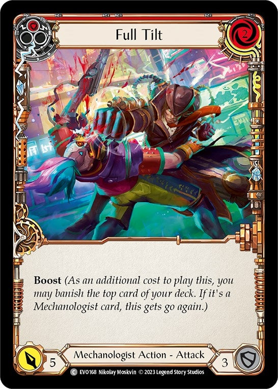 Image for Full Tilt (Red) (Bright Lights) (EVO168) - Flesh and Blood TCG