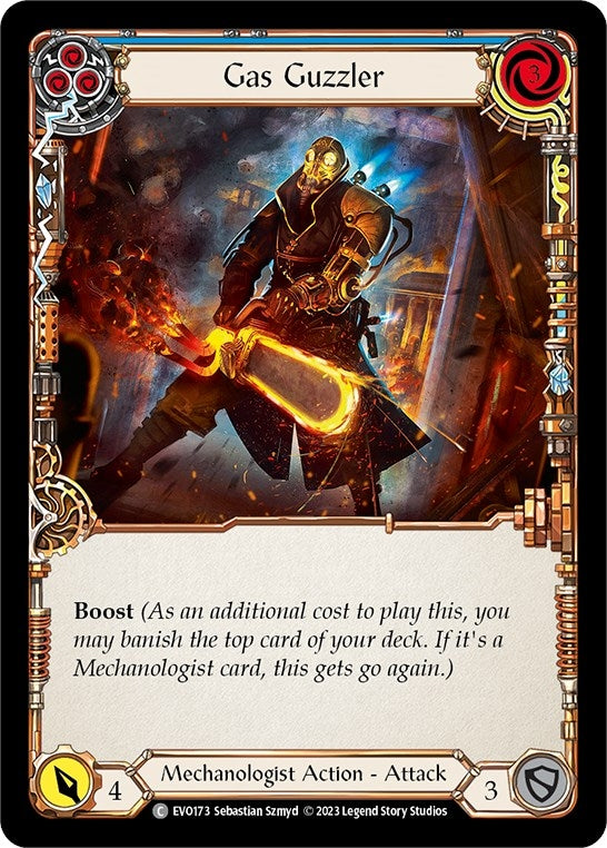 Image for Gas Guzzler (Blue) (Bright Lights) (EVO173) - Flesh and Blood TCG