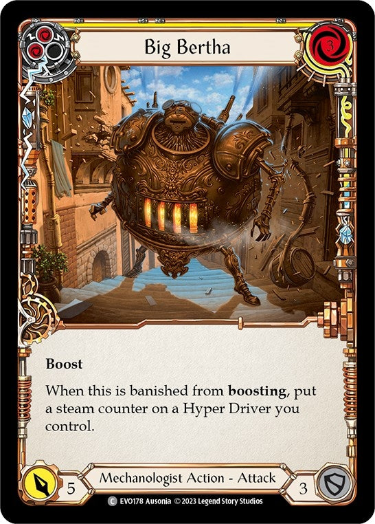 Image for Big Bertha (Yellow) (Bright Lights) (EVO178) - Flesh and Blood TCG
