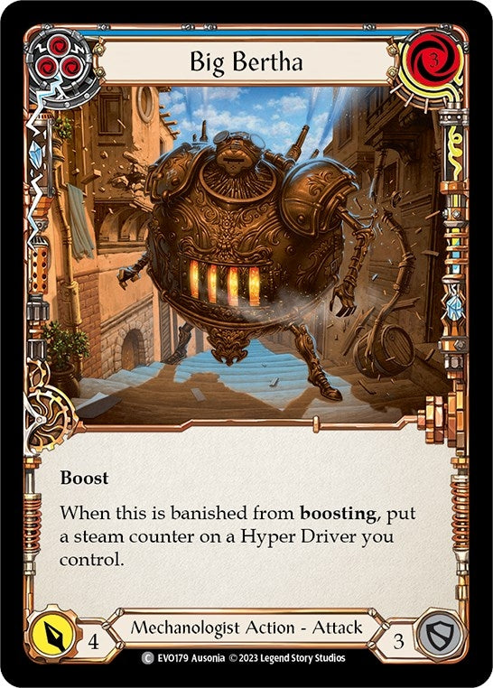 Image for Big Bertha (Blue) (Bright Lights) (EVO179) - Flesh and Blood TCG