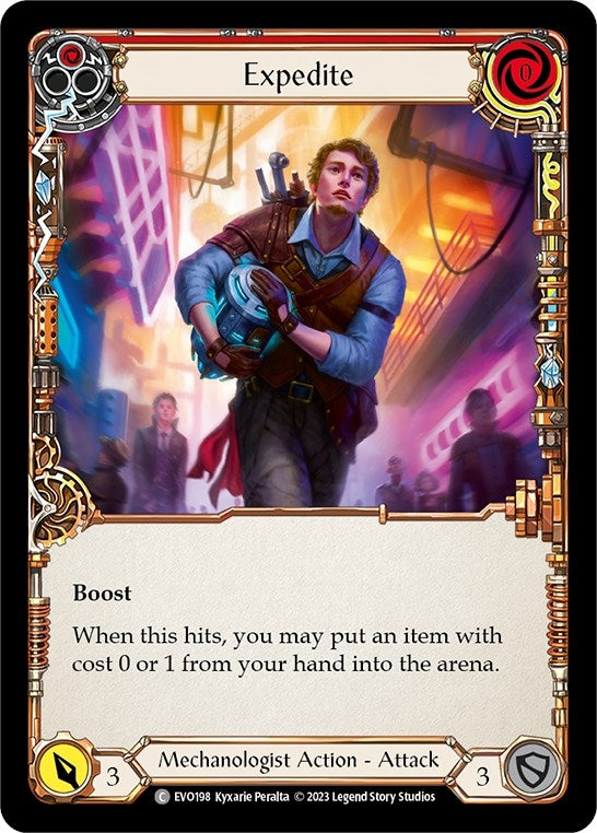 Image for Expedite (Red) (Bright Lights) (EVO198) - Flesh and Blood TCG