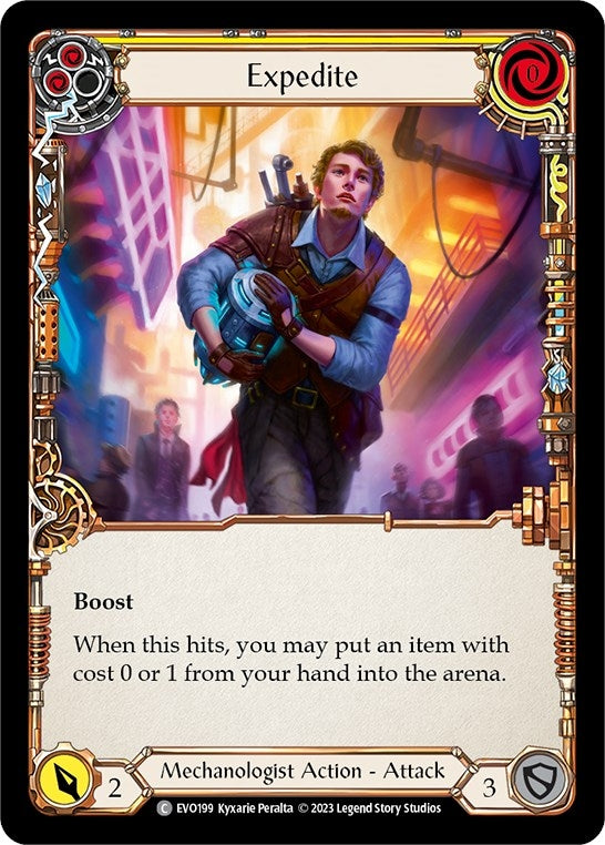 Image for Expedite (Yellow) (Bright Lights) (EVO199) - Flesh and Blood TCG