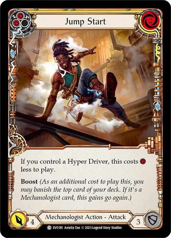 Image for Jump Start (Yellow) (Bright Lights) (EVO181) - Flesh and Blood TCG