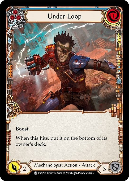 Image for Under Loop (Blue) (Bright Lights) (EVO218) - Flesh and Blood TCG