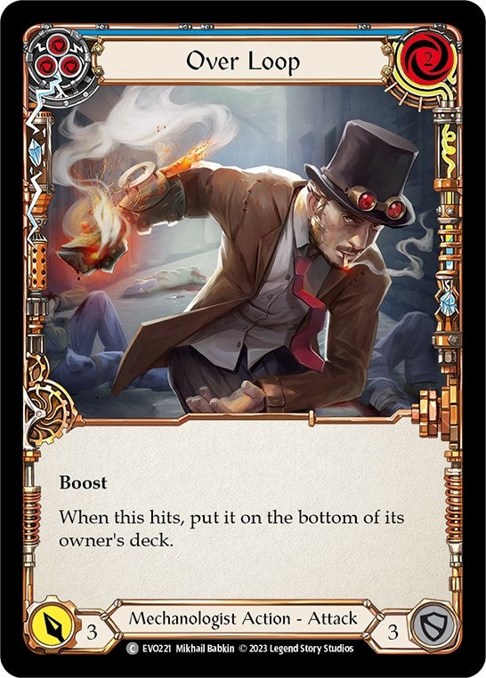 Image for Over Loop (Blue) (Bright Lights) (EVO221) - Flesh and Blood TCG