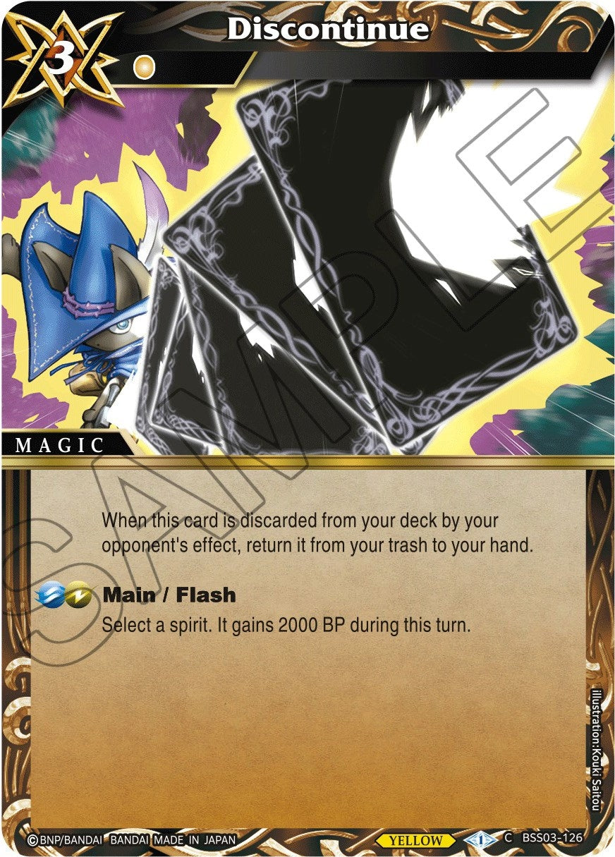 Image for Discontinue (Aquatic Invaders) (BSS03-126) - Battle Spirits Saga