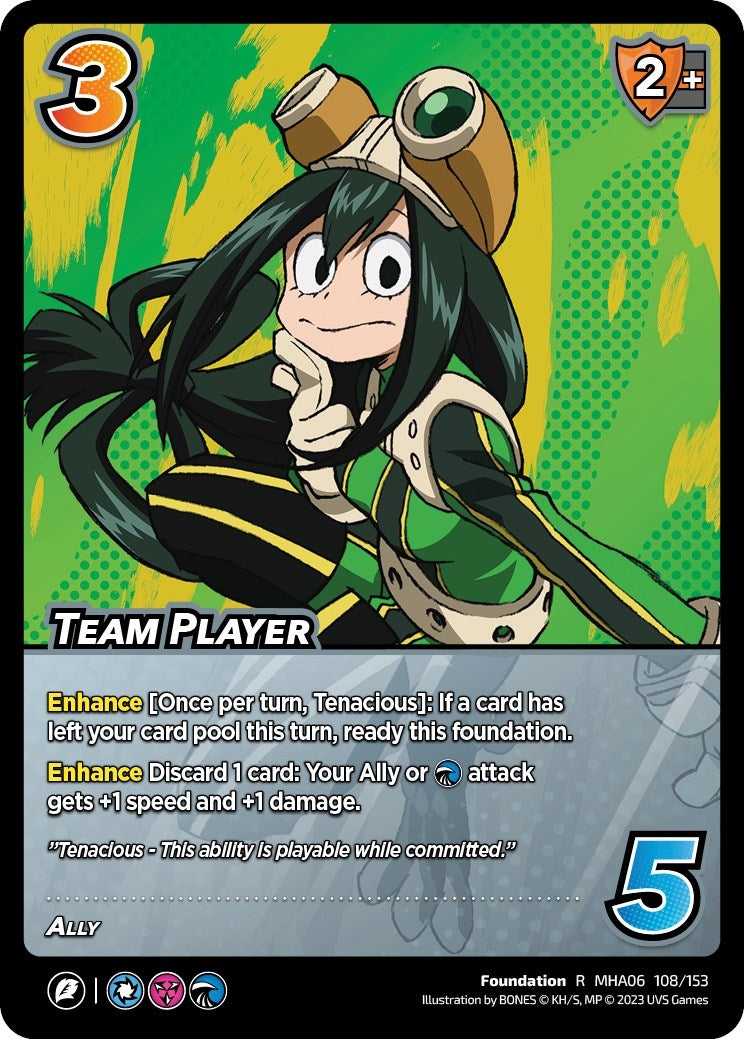 Image for Team Player (UniVersus: My Hero Academia: Jet Burn) (108/153) - UniVersus