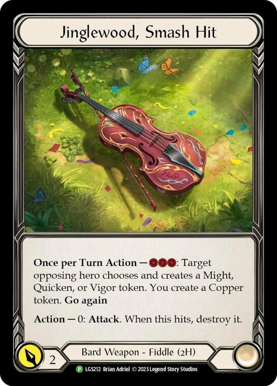 Image for Jinglewood, Smash Hit - LGS212 (Flesh and Blood: Promo Cards) (LGS212) - Flesh and Blood TCG