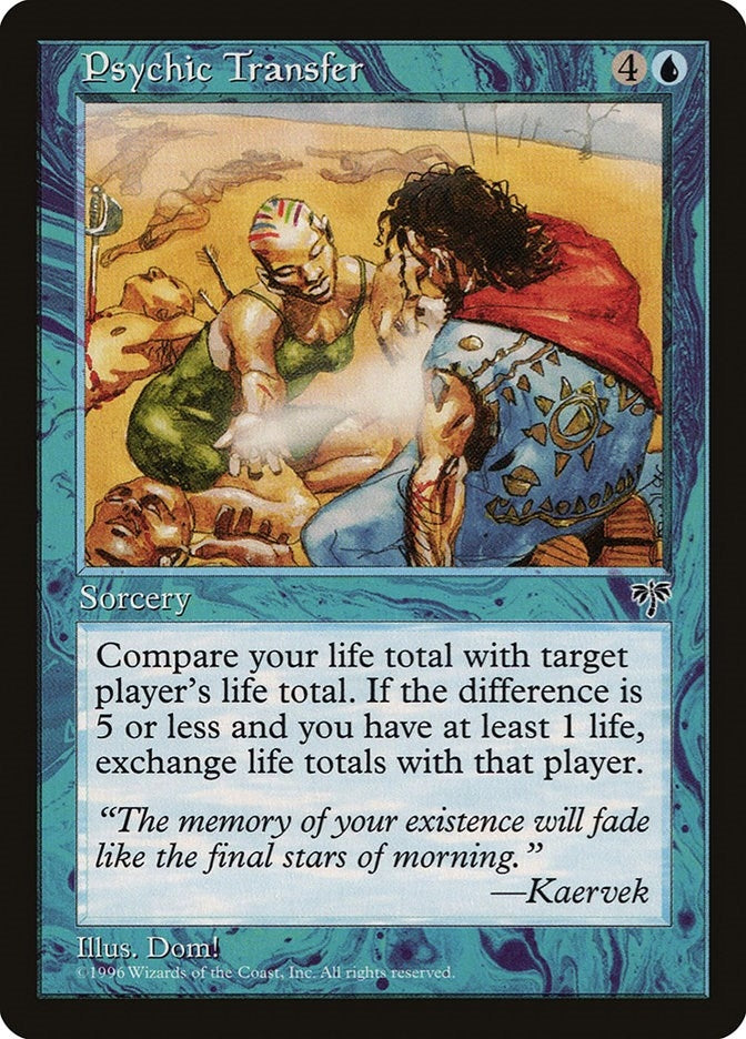 Image for Psychic Transfer (Mirage) - Magic: The Gathering