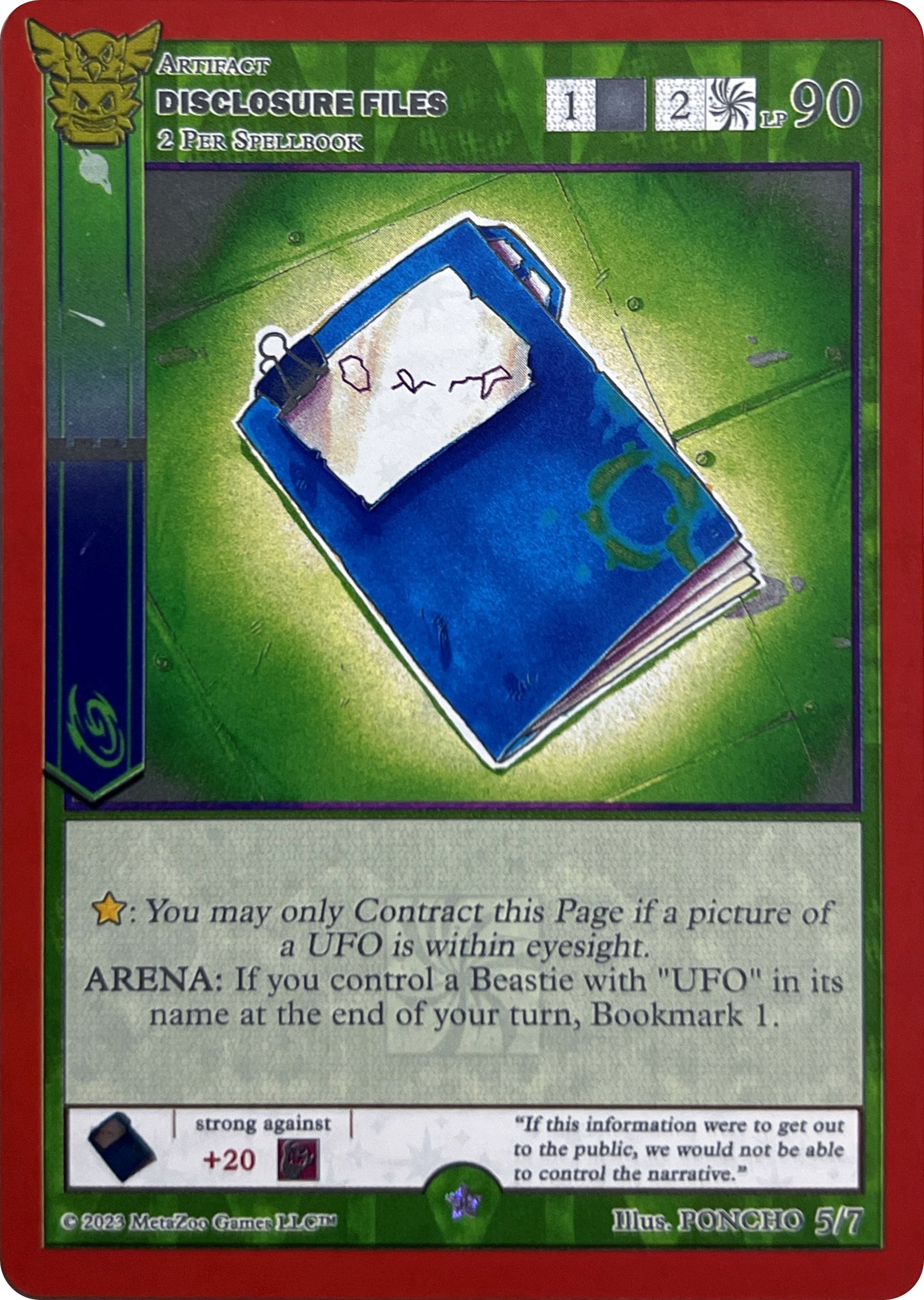 Image for Disclosure Files (Disclosure Pack Promos) (Miscellaneous Promos) (5/7) - MetaZoo