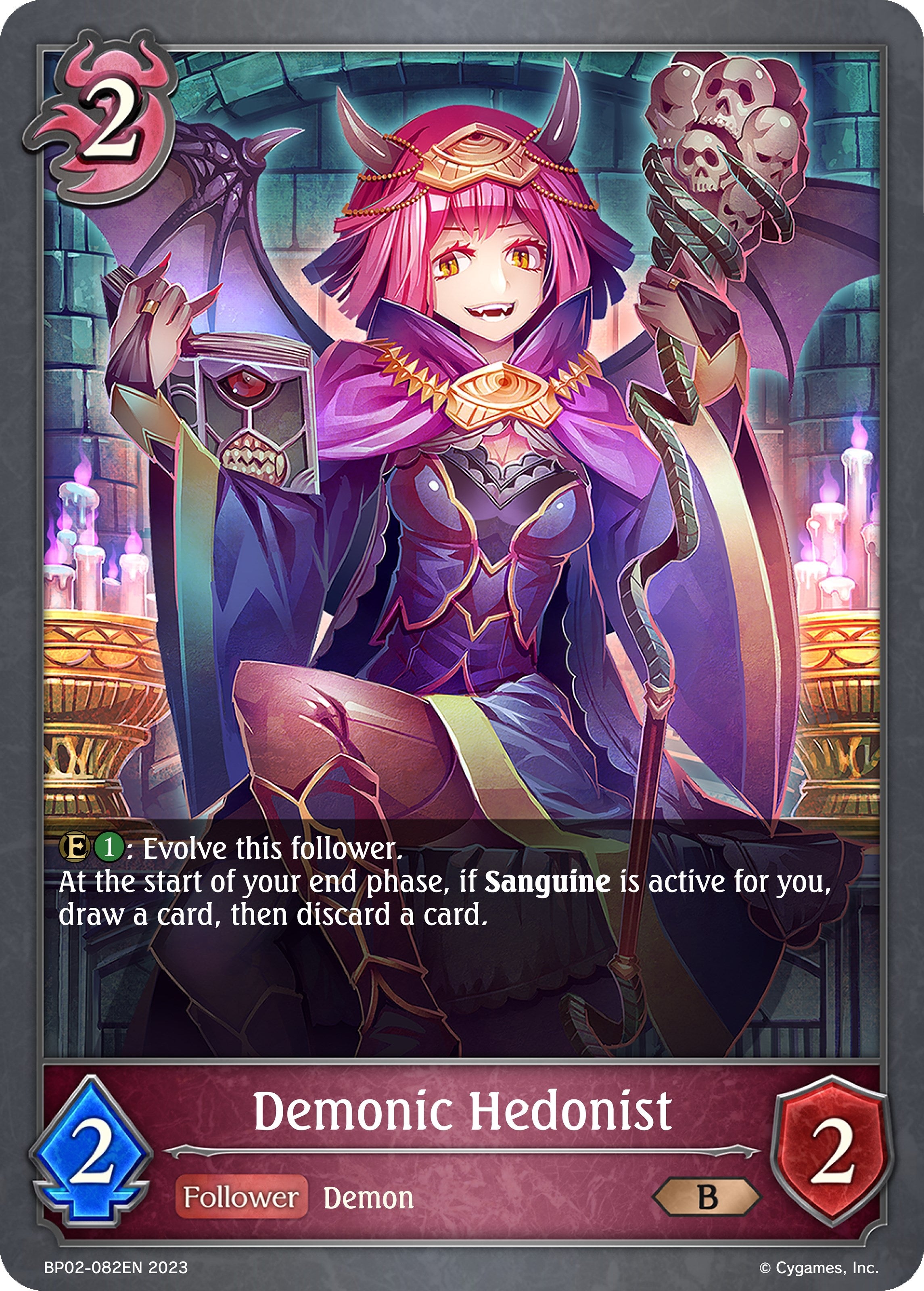 Image for Demonic Hedonist (BP02: Reign of Bahamut) (BP02-082EN) - Shadowverse: Evolve