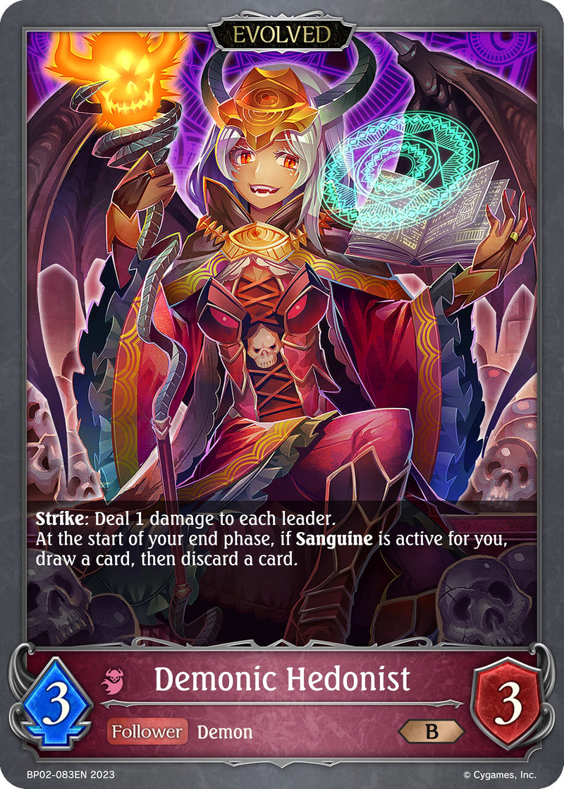 Image for Demonic Hedonist (Evolved) (BP02: Reign of Bahamut) (BP02-083EN) - Shadowverse: Evolve
