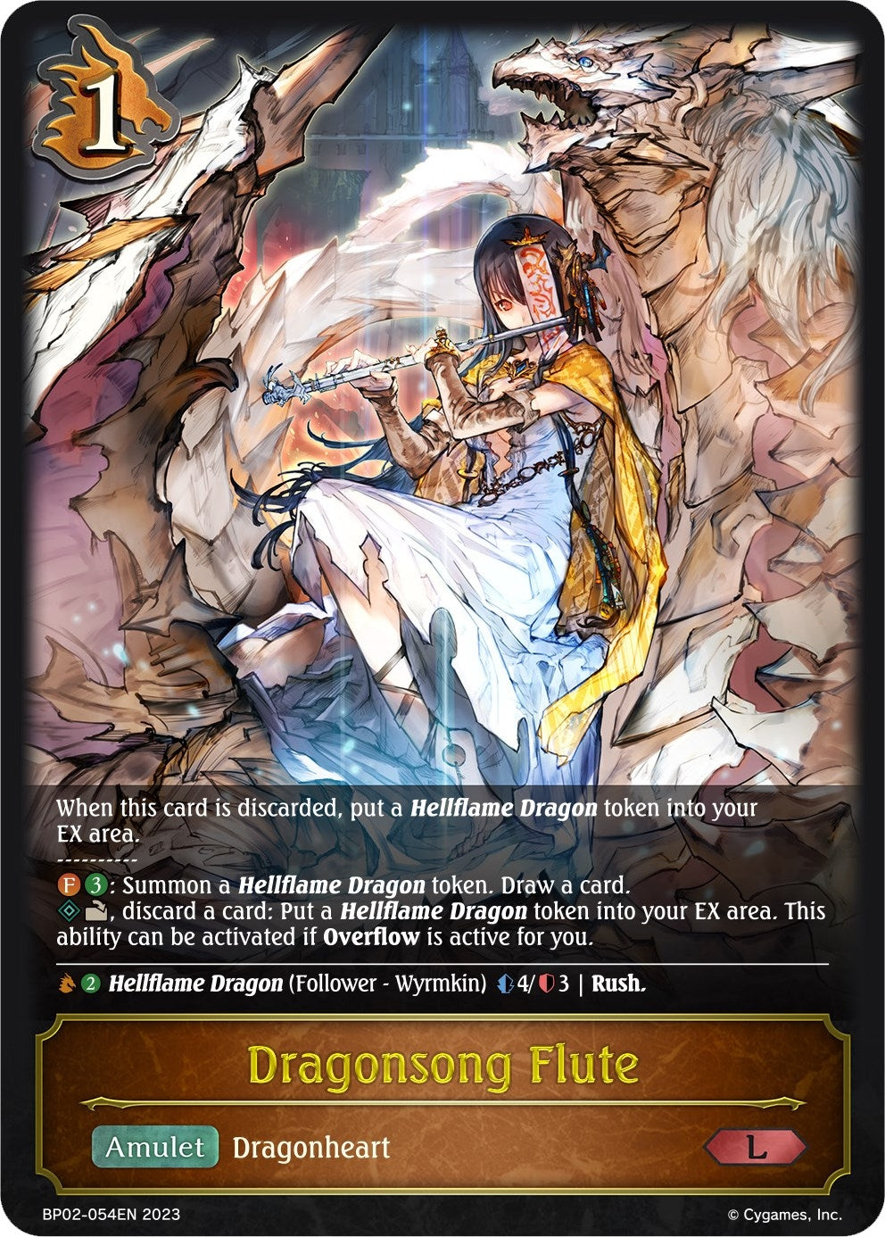 Image for Dragonsong Flute (BP02: Reign of Bahamut) (BP02-054EN) - Shadowverse: Evolve