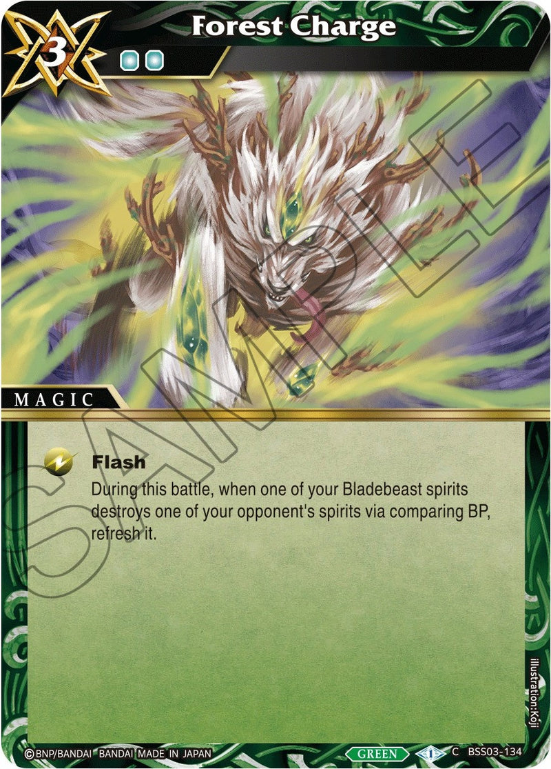 Image for Forest Charge (Aquatic Invaders) (BSS03-134) - Battle Spirits Saga