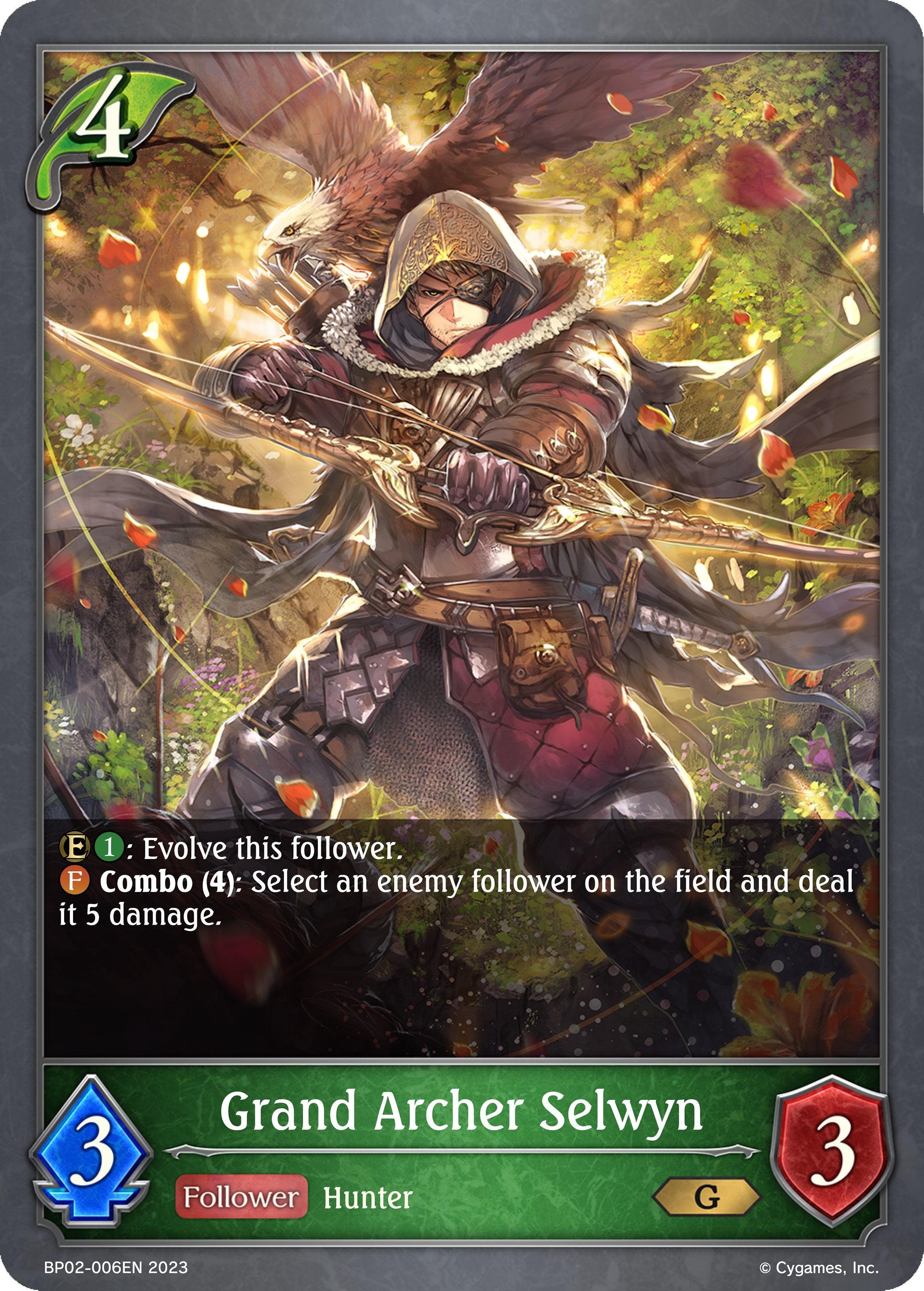 Image for Grand Archer Selwyn (BP02: Reign of Bahamut) (BP02-006EN) - Shadowverse: Evolve