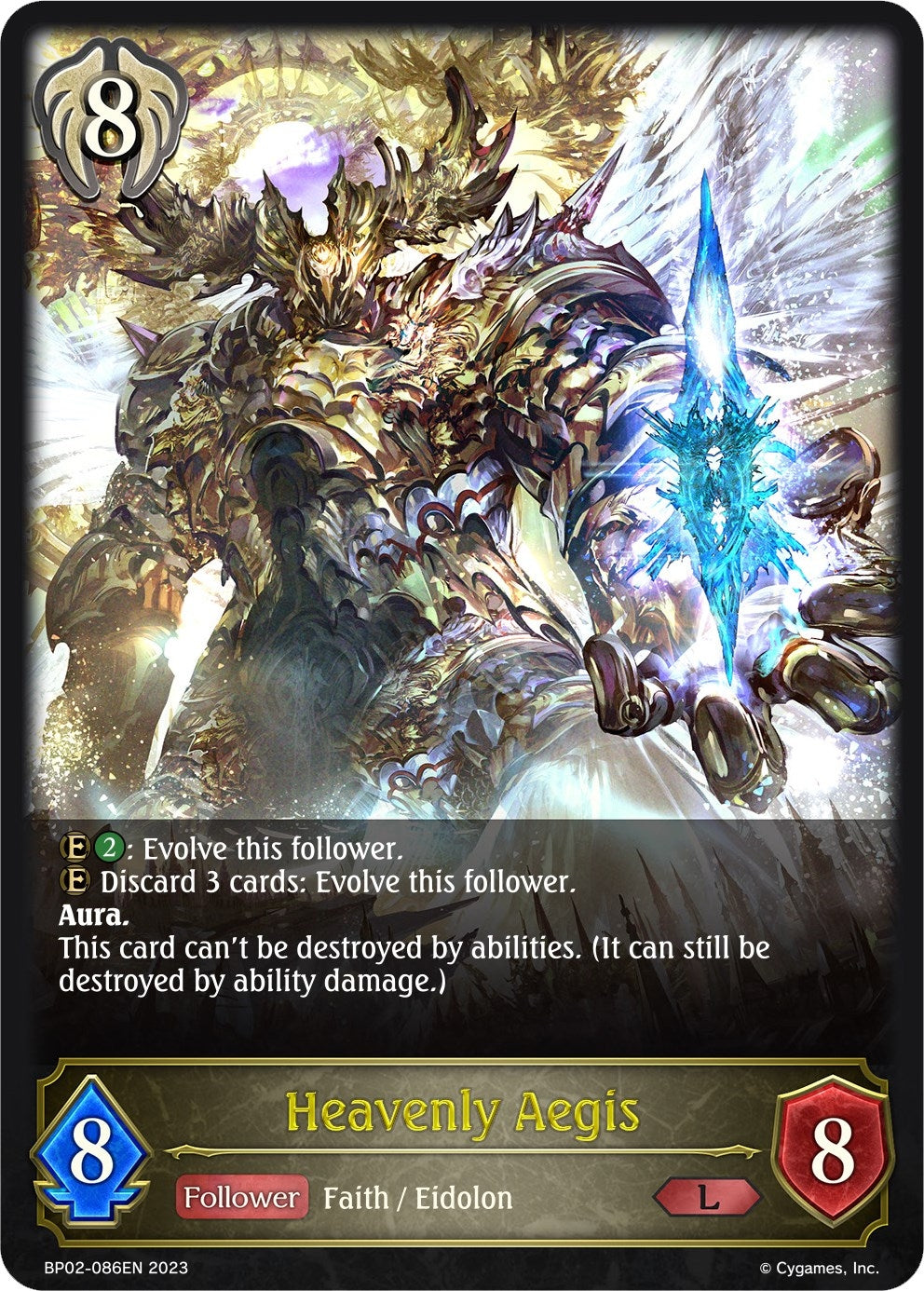 Image for Heavenly Aegis (BP02: Reign of Bahamut) (BP02-086EN) - Shadowverse: Evolve