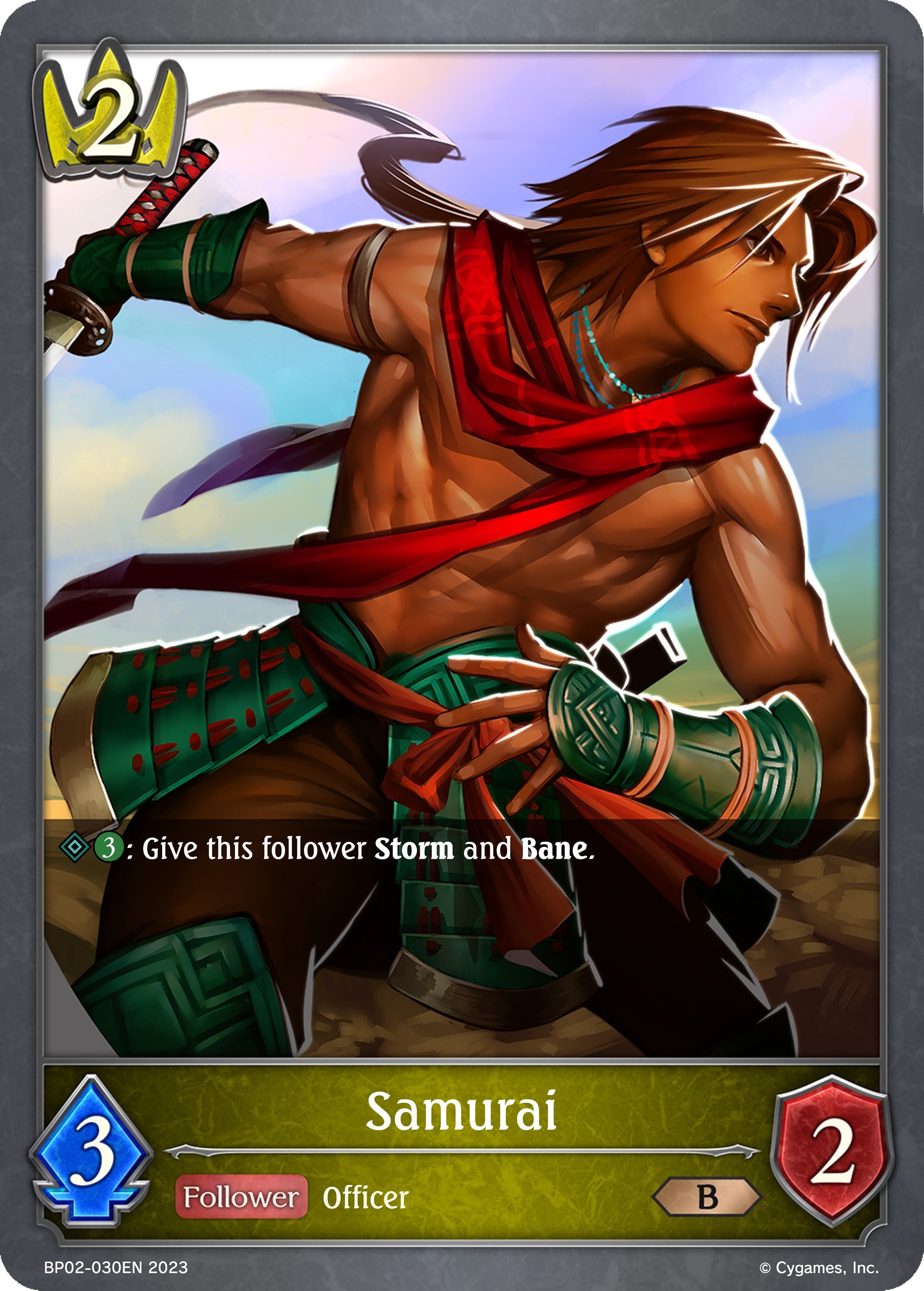 Image for Samurai (BP02: Reign of Bahamut) (BP02-030EN) - Shadowverse: Evolve